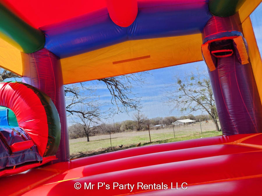Burrow Fiesta Bounce House Combo Wet/Dry Best Bounce House Rental