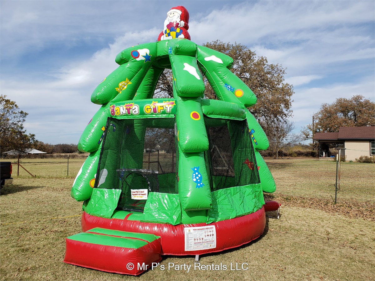 Christmas Tree Bounce House Bounce House Rental in Lipan, Fort Worth