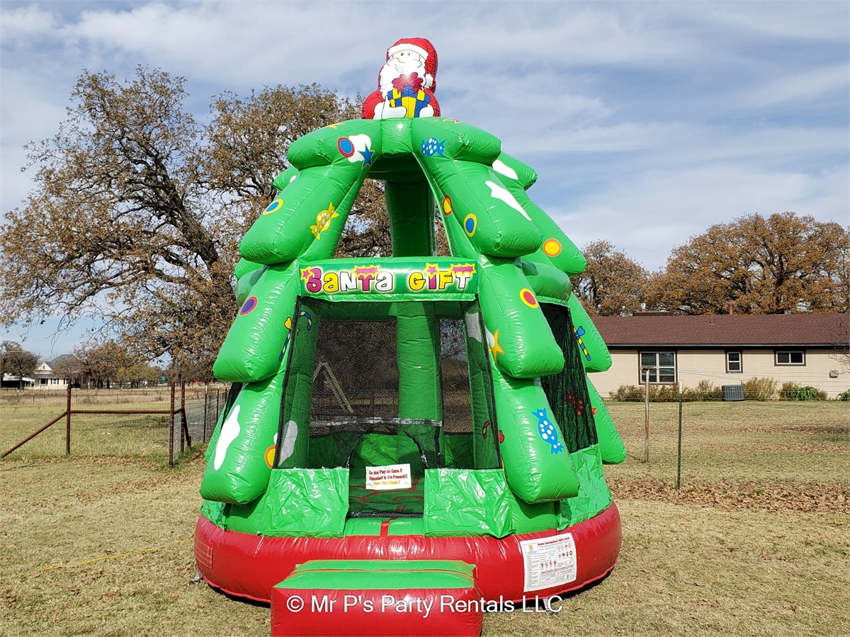 Christmas Tree Bounce House Best Bounce House Rental service in Lipan