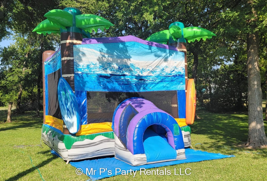Cowabunga Misting Bounce House Wet/Dry Bounce House Rental in Fort