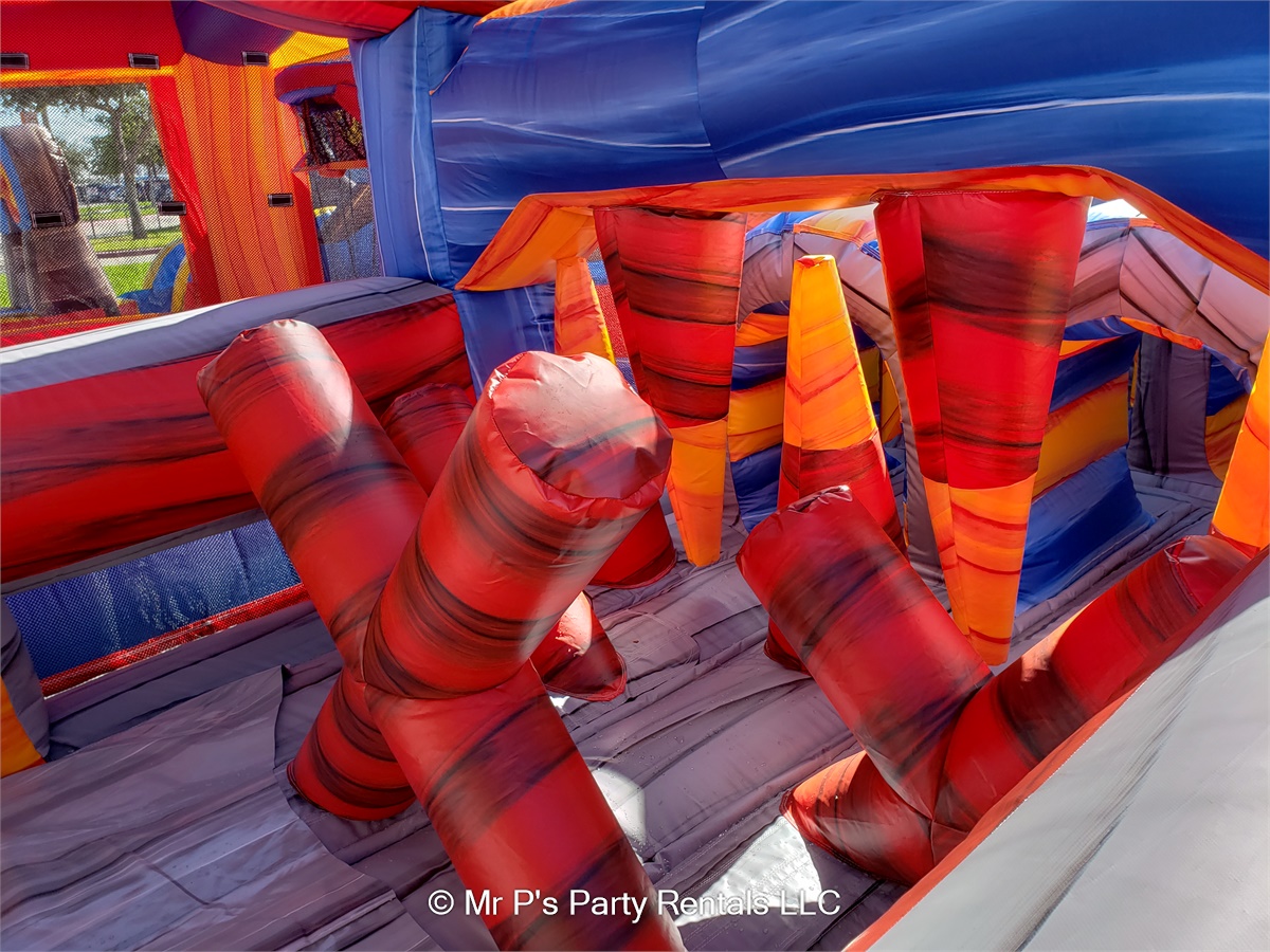 Shadow Obstacle Course 90' Bounce House Rental in Lipan, Fort Worth